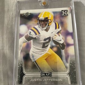 Justin Jefferson rookie card.